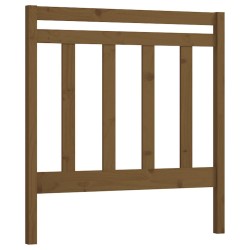 Tête de lit Marron miel 106x4x100 cm Bois massif de pin 
