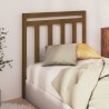 Tête de lit Marron miel 106x4x100 cm Bois massif de pin 