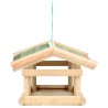 Mangeoire à oiseaux Bois de sapin 35x29,5x21 cm 