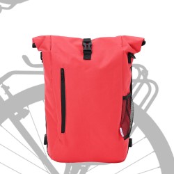 Sac de vélo pour porte-bagages 20 L Rouge 31x13x58 cm 