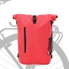 Sac de vélo pour porte-bagages 20 L Rouge 31x13x58 cm 