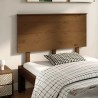 Tête de lit Marron miel 124x6x82,5 cm Bois massif de pin 