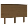 Tête de lit Marron miel 124x6x82,5 cm Bois massif de pin 