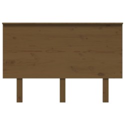 Tête de lit Marron miel 124x6x82,5 cm Bois massif de pin 
