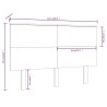 Tête de lit Marron miel 124x6x82,5 cm Bois massif de pin 