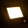 Projecteur à LED avec capteur 100 W Blanc chaud  