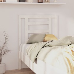 Tête de lit Blanc 81x4x100 cm Bois massif de pin 