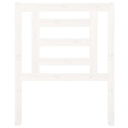 Tête de lit Blanc 81x4x100 cm Bois massif de pin 