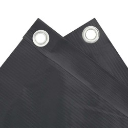 Écran d'intimité de balcon anthracite 1000x75 cm PVC 