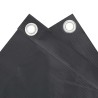 Écran d'intimité de balcon anthracite 1000x75 cm PVC 