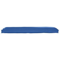 Coussin de palette pour banc Bleu Royal 150x40x8 cm Tissu Oxford 