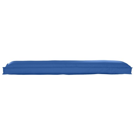 Coussin de palette pour banc Bleu Royal 150x40x8 cm Tissu Oxford 