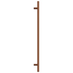 Poignées d'armoire 10 pcs bronze 320 mm acier inoxydable 