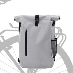 Sac de vélo pour porte-bagages 20 L Gris 31x13x58 cm 