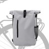 Sac de vélo pour porte-bagages 20 L Gris 31x13x58 cm 