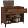 Armoire à chaussures Chêne marron 70x36x60 cm Bois d'ingénierie 