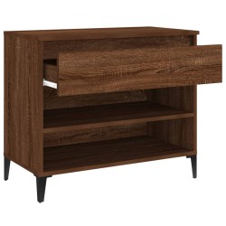 Armoire à chaussures Chêne marron 70x36x60 cm Bois d'ingénierie 
