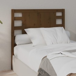 Tête de lit Marron miel 81x4x100 cm Bois massif de pin 