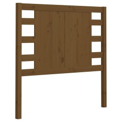 Tête de lit Marron miel 81x4x100 cm Bois massif de pin 