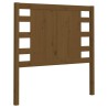 Tête de lit Marron miel 81x4x100 cm Bois massif de pin 
