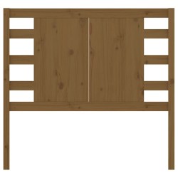 Tête de lit Marron miel 81x4x100 cm Bois massif de pin 