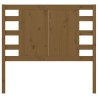 Tête de lit Marron miel 81x4x100 cm Bois massif de pin 