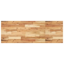 Dessus de bureau fini à l'huile 120x50x2cm bois d'acacia massif 