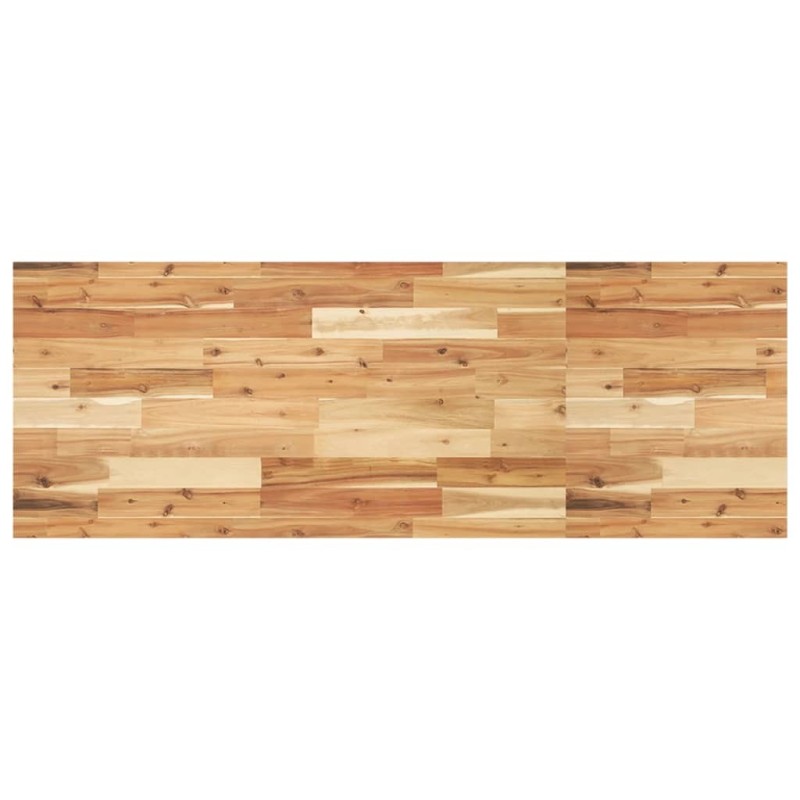 Dessus de bureau fini à l'huile 120x50x2cm bois d'acacia massif 