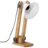 Lampe de bureau 25 W blanc 23x13x52 cm E27 