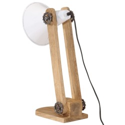 Lampe de bureau 25 W blanc 23x13x52 cm E27 