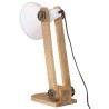 Lampe de bureau 25 W blanc 23x13x52 cm E27 