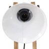 Lampe de bureau 25 W blanc 23x13x52 cm E27 
