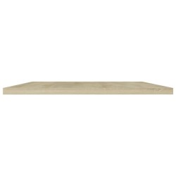 Panneau de bibliothèque 4pcs Chêne sonoma 80x40x1,5cm Aggloméré 
