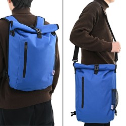 Sac de vélo pour porte-bagages 20 L Bleu 31x13x58 cm 