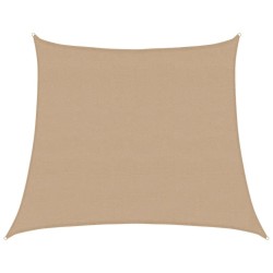 Voile d'ombrage 160 g/m² Taupe 4/5x4 m PEHD 