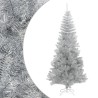 Sapin de Noël artificiel avec support argenté 180 cm PET 