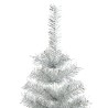 Sapin de Noël artificiel avec support argenté 180 cm PET 