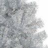 Sapin de Noël artificiel avec support argenté 180 cm PET 