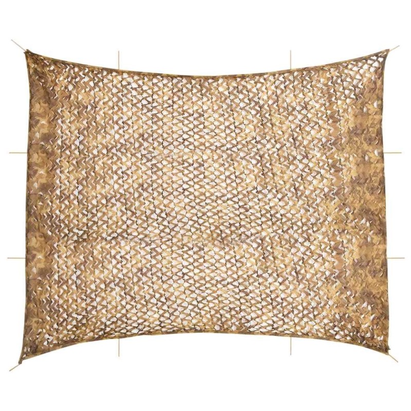 Filet de camouflage avec sac de rangement 729x602 cm sable 
