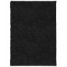Tapis shaggy PAMPLONA poils longs moderne noir 120x170 cm 