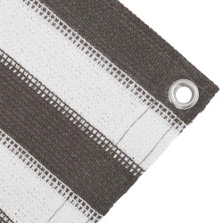 Tapis de tente 300x600 cm Anthracite et blanc 
