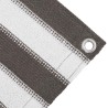 Tapis de tente 300x600 cm Anthracite et blanc 