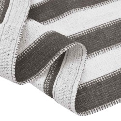 Tapis de tente 300x600 cm Anthracite et blanc 