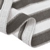 Tapis de tente 300x600 cm Anthracite et blanc 