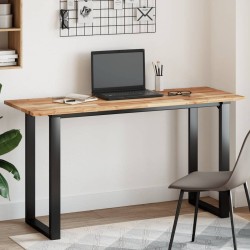 Dessus de table rectangulaire 120x50x2 cm bois massif d'acacia 