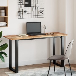 Dessus de table rectangulaire 120x50x2 cm bois massif d'acacia 