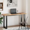 Dessus de table rectangulaire 120x50x2 cm bois massif d'acacia 