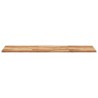 Dessus de table rectangulaire 120x50x2 cm bois massif d'acacia 