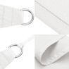 Voile de parasol tissu oxford triangulaire 5x5x5 m blanc 
