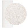 Tapis shaggy PAMPLONA poils longs moderne crème 80x200 cm 